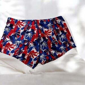 K898 Men’s Swim Jammers – Red, White & Blue – Quick Dry, Soft & Lightweight Swim